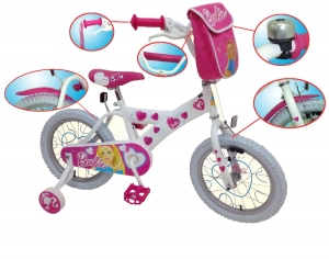 Детский велосипед Stam Barbie|Bambino интернет-магазин товаров для детей, детские велосипеды, купить велосипед для девочки.