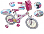 Детский велосипед Stamp Barbie белый