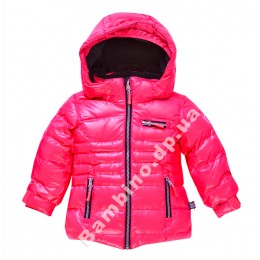 Зимняя куртка Deux par Deux R-818/710 ярко-розовая
