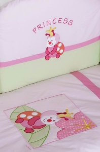Комплект белья в кроватку FERETTI Princess Pink Premium